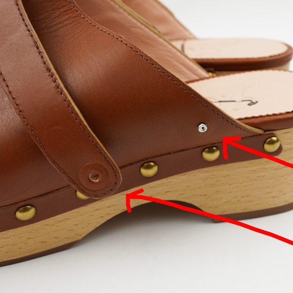 J. Crew Brown Leather Clogs - Picture 4 of 7